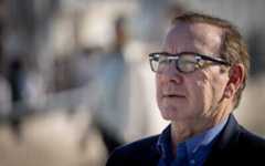 American actor Kevin Spacey visited the Western Wall on December 3, 2024 (Chaim Goldberg/Flash 90) American actor Kevin Spacey visited the Western Wall on December 3, 2024 (Chaim Goldberg/Flash 90)