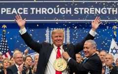 In an AI-generated image published October 9, 2025, US President Donald Trump (center) wears an oversized Nobel Peace Prize medal as Prime Minister Benjamin Netanyahu stands at his side. (X/Prime Minister of Israel) In an AI-generated image published October 9, 2025, US President Donald Trump (center) wears an oversized Nobel Peace Prize medal as Prime Minister Benjamin Netanyahu stands at his side. (X/Prime Minister of Israel)