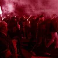 Demonstrators perform the fascist salute during a demonstration called by Falange Espanola de las JONS fascist party in Madrid, on November 21, 2025, marking the 50th anniversary of Spanish dictator Francisco Franco's death.(Thomas COEX / AFP) Demonstrators perform the fascist salute during a demonstration called by Falange Espanola de las JONS fascist party in Madrid, on November 21, 2025, marking the 50th anniversary of Spanish dictator Francisco Franco's death.(Thomas COEX / AFP)