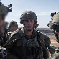 IDF Chief of Staff Lt. Gen. Eyal Zamir speaks with officers in southern Gaza's Rafah, November 16, 2025. (Israel Defense Forces) IDF Chief of Staff Lt. Gen. Eyal Zamir speaks with officers in southern Gaza's Rafah, November 16, 2025. (Israel Defense Forces)