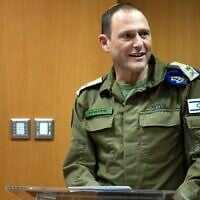 Military Advocate General Maj. Gen. Itai Ofir speaks at a ceremony marking his entry to the role, at the IDF HQ in Tel Aviv, November 27, 2025. (Israel Defense Forces) Military Advocate General Maj. Gen. Itai Ofir speaks at a ceremony marking his entry to the role, at the IDF HQ in Tel Aviv, November 27, 2025. (Israel Defense Forces)