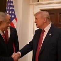 Prime Minister Benjamin Netanyahu (L) meets US President Donald Trump at the White House, February 11, 2026. (Avi Ohayon/ GPO) Prime Minister Benjamin Netanyahu (L) meets US President Donald Trump at the White House, February 11, 2026. (Avi Ohayon/ GPO)