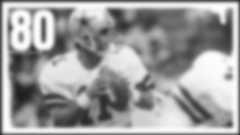 The Play: Who says the speedy wide receivers make all the big plays? Sometimes even the players out of the backfield have the longest touchdowns, evident by this 80-yard scoring strike from Danny White to Ron Springs against the Bucs in 1980. Springs was a do-it-all back that complemented the speedy tailback Tony Dorsett. Against the Bucs, Springs snuck out down the seam of the defense, but then used enough speed to get into