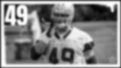 Blast From The Past – That's right – Jason Witten's first number issued by the Cowboys was not No. 82. As a rookie tight end – albeit a third-round pick in 2003 – Witten still got the No. 49, a jersey number rarely used to that point. That's a huge change for a player that actually wore No. 1 in college at Tennessee. Of course, Witten moved to No. 82 before training camp and now, who knows if anyone will ever don that number again.