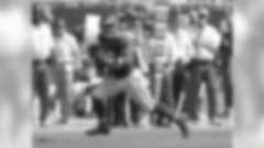 New York Giants' Saquon Barkley (26) runs for a touchdown against the Carolina Panthers in the first half of an NFL football game in Charlotte, N.C., Sunday, Oct. 7, 2018. (AP Photo/Mike McCarn)