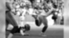 New York Giants running back Saquon Barkley, right, runs for a long touchdown while avoiding a tackle from Washington Redskins free safety Montae Nicholson during the first half of an NFL football game, Sunday, Dec. 22, 2019, in Landover, Md. (AP Photo/Patrick Semansky)