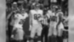 New York Giants tight end Scott Simonson (82) celebrates a touchdown with running back Saquon Barkley (26), wide receiver Bennie Fowler (18) and wide receiver Sterling Shepard (87) during the first half of an NFL football game against the Indianapolis Colts in Indianapolis, Sunday, Dec. 23, 2018. (AP Photo/AJ Mast)