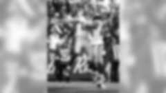 New York Giants tight end Kaden Smith, left, celebrates his touchdown catch with running back Saquon Barkley, right, during the second half of an NFL football game against the Washington Redskins, Sunday, Dec. 22, 2019, in Landover, Md. (AP Photo/Patrick Semansky)