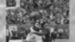 New York Giants' Saquon Barkley, top, celebrates his touchdown with teammates during the second half of an NFL football game against the Dallas Cowboys, Sunday, Dec. 30, 2018, in East Rutherford, N.J. (AP Photo/Bill Kostroun)