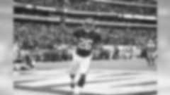 New York Giants running back Saquon Barkley (26) celebrates a touchdown run during a week 17 NFL football game against the Dallas Cowboys on Sunday December 30, 2018 in East Rutherford, NJ. (Evan Pinkus via AP)