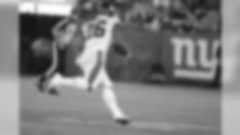 New York Giants running back Saquon Barkley (26) rushes during the first half of an NFL football game against the Philadelphia Eagles Thursday, Oct. 11, 2018, in East Rutherford, N.J. (AP Photo/Julio Cortez)