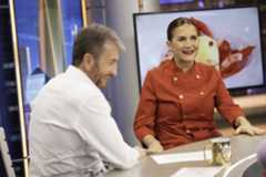 Pablo Motos con Samantha Vallejo-Nágera este jueves Pablo Motos con Samantha Vallejo-Nágera este jueves