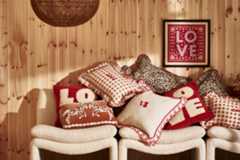 Floral patterns and love slogans send the right romantic message (Oliver Bonas/PA)