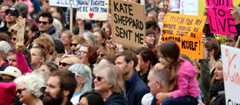 Women’s March movement, Wellington, 2017