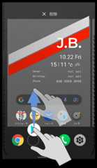 追加したい場所にドラッグ