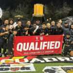 Valley 559 FC celebrates after a 1-0 win over Ballard FC in the final round of the 2026 US Open Cup qualifying tournament. Photo: Bruce Corrie