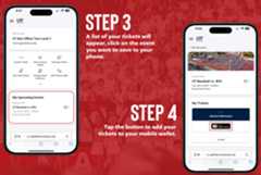 How to Access Your Tickets Step 2
