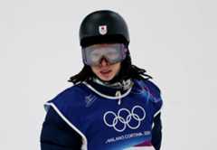 3本目を終えた時点で、メダルの可能性が無くなった平野歩夢(ロイター)