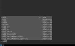 command line completion