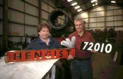 Hengist Loco Project Members at Swanage