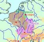 Map of Gallia Belgica, Germania Superior and Germania Inferior. Design Jona Lendering. Map of Gallia Belgica, Germania Superior and Germania Inferior. Design Jona Lendering.