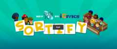 Cover screen for the game Sortify by iCivics about the Constitution