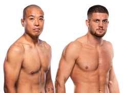 UFC 8-3 Park Joon-yong (left) and UFC 3-2 Ismail Nourdiyev. Photo = TKO