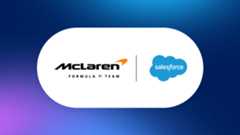 McLaren and Salesforce logos