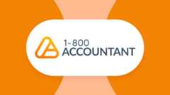 1-800 Accountant logo