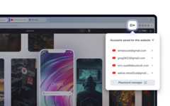 From the dropdown menu, you can view your username and password, or navigate directly to the Password Manager to manage all your accounts.
