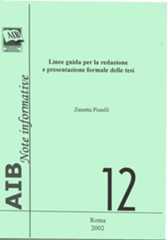 Linee guida per la redazione e presentazione formale delle tesi
