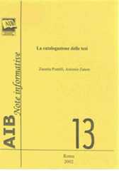 La catalogazione delle tesi