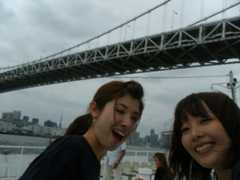 レインボーブリッジの真下