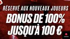 Bonus PokerStars Sport : premier pari perdu remboursé jusqu’à 100 € en freebets, conditions simples.