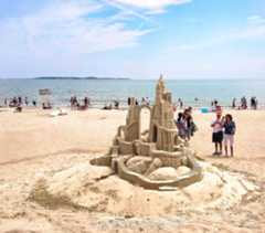 Revere Beach on a July weekday afternoon  Revere Beach on a July weekday afternoon