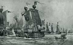 Battle of Sluys 24th June 1340 in the Hundred Years War