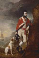 Officer of of 4th King's Own Regiment: Bunker Hill on 17th June 1775 in the American Revolutionary War