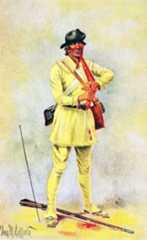 3rd North Carolina Continental Regiment: Siege of Charleston April and May 1780 in the American Revolutionary War: picture by Charles M. Lefferts