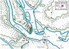 Map of the Siege of Charleston April and May 1780 in the American Revolutionary War: map by John Fawkes