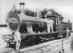 ‘Dongola’ class engine of the Sudanese Desert Railway in 1898: Battle of Abu Klea on 17th January 1885 in the Sudanese War