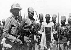 Emir Mahmoud, the Mahdist commander, after his capture at the Battle of Atbara on 8th April 1898 in the Sudanese War