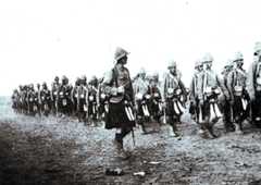 Captain McLean's company of 1st Queen's Own Cameron Highlanders: Battle of Atbara on 8th April 1898 in the Sudanese War
