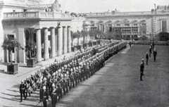 1st Lincolnshire Regiment in Malta before leaving for the Sudan: Battle of Atbara on 8th April 1898 in the Sudanese War
