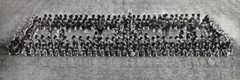 Seaforth Highlanders in square in Britain: Battle of Atbara on 8th April 1898 in the Sudanese War
