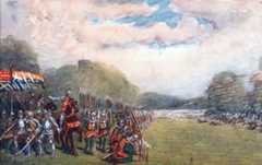 Second Battle of St Albans, fought on 17th February 1461 in the Wars of the Roses