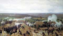 Capture of the Grivitsa Redoubt in the Siege of Plevna in 1877: picture by Nikolai Dmitriev-Orenburgsky