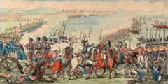 Battle of Salamanca on 22nd July 1812 during the Peninsular War, also known as the Battle of Los Arapiles or Les Arapiles