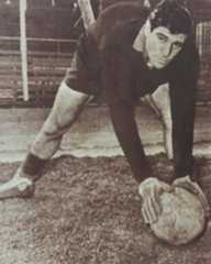 En la cancha. Carlos Buttice, según un fotógrafo de la revista Goles.