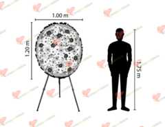 Coroa de Flores Super-Luxo 1 Média