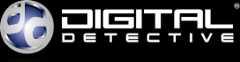 Digital Detective Logo White Text Digital Detective